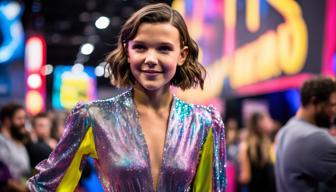 Millie Bobby Brown erregt Aufmerksamkeit in funkelndem Playsuit